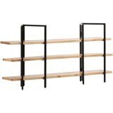 Police za knjige s 3 razine 160x31x80 cm od masivnog drva manga | shoptok.hr