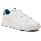 Tommy Hilfiger Superge Elevated Rbw Cupsole Leather FM0FM04487 Bela | Shoptok.si