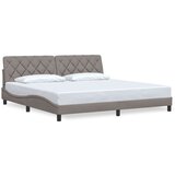 vidaXL Posteljni okvir brez vzmetnice taupe 200x200 cm blago, (22053728) | Shoptok.si