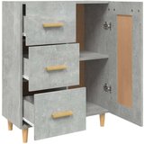  Komoda siva boja betona 69 5 x 34 x 90 cm od konstruiranog drva | shoptok.hr