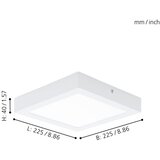 Eglo 94078 - led plafonska svetiljka fueva 1 LED/16,44W/230V | Eponuda.com