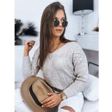 DStreet Women's sweater DARIA beige MY1726 | Shoptok.si