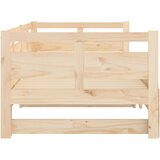  Dnevni krevet na izvlačenje masivna borovina 2x(80x200) cm | Eponuda.ba