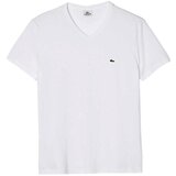 Lacoste Majice s kratkimi rokavi CAMISETA HOMBRE CUELLO EN PICO TH2036 Bela | Shoptok.si
