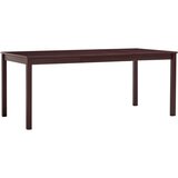  Jedilna miza temno rjava 180x90x73 cm borovina | Shoptok.si