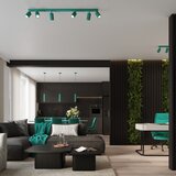  Brilagi - LED zidna svetiljka CRESTO 2xGU10/10W/230V 30 cm tirkizna | Eponuda.com