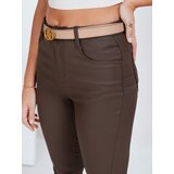 DStreet Spodnie damskie woskowane brązowe | Shoptok.si