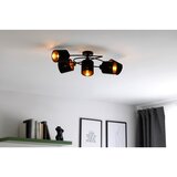 Mömax reflektor goldi, črna, zlata, 5 x led 15 w | Shoptok.si