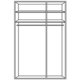 CARRYHOME OMARA ZA OBLAČILA, barve grafita, siva | Shoptok.si