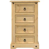 vidaXL Nočna omarica Corona 53x39x84 cm trdna borovina | Shoptok.si