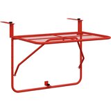 Balkonski stol crveni 60 x 40 cm čelični | shoptok.hr