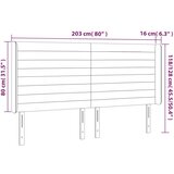  Uzglavlje ružičasto 203x16x118/128 cm baršunasto | shoptok.hr
