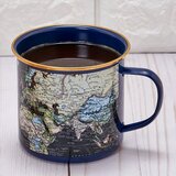  Emajlirana šalica s kartom svijeta | shoptok.hr