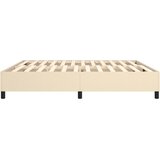  Okvir za krevet s oprugom krem 200x200 cm od tkanine | Eponuda.ba