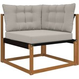  Zunanja blazina za kavč 3 pcs Siva Poliester, (5000202731) | Shoptok.si