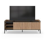 Marckeric TV omarica v hrastovem dekorju v naravni barvi 160x55x42 cm Adara – | Shoptok.si