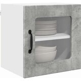 vidaXL Stenska kuhinjska omarica 2 pcs Betonsko siva 40 x 31 x 40 cm | Shoptok.si