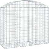  Gabionska košara s lukom 150x50x120/140 cm pocinčano željezo | shoptok.hr