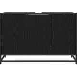  Kupaonski ormar Crni hrast 90 x 33 x 60 cm Konstruirano drvo | shoptok.hr