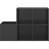 Ormarić za cipele sjajni sivi 105x35,5x70 cm konstruirano drvo | shoptok.hr