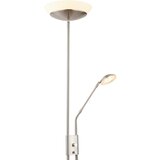 Globo LED stajaća svjetiljka Ganina (18,5 W, Visina: 1.800 mm, Srebrna, Topla bijela) | shoptok.hr