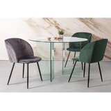 BIZZOTTO Steklena okrogla jedilna miza ø 130 cm Iride – | Shoptok.si