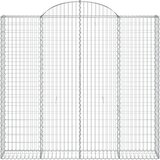  Lučne gabionske košare 2 kom 200x30x180/200cm pocinčano željezo | Eponuda.ba