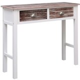 vidaXL Konzolna mizica rjava 90x30x77 cm les, (20711339) Cene