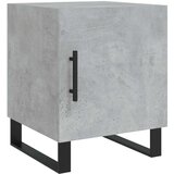  Nočna omarica 2 kosa betonsko siva 40x40x50 cm inženirski les, (20808313) | Shoptok.si