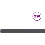 vidaXL Robniki za trato 50 kosov Antracit Hladno valjano jeklo | Shoptok.si
