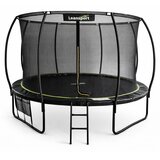  Trampolin 487 cm z zaščitno mrežo in lestvami - vrt | Shoptok.si