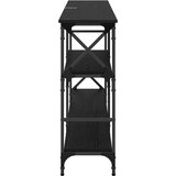  Konzolna stolica s policom Crni hrast 150 x 29 x 76,5 cm | Eponuda.ba