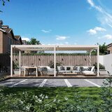 Gardenson Pergola Superior, Biserna Barva, 3,6x7,2m | Shoptok.si