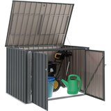  Kutija za spremanje u vrtu Crna 151 5 x 107 x 100 cm Čelik | shoptok.hr