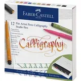 Faber-castell Kaligrafski flomasteri Faber-Castell Pitt - studio box 12 komada