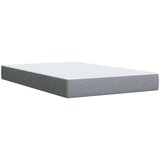 vidaXL Krevet s oprugama i madracem svjetlosivi 120x190 cm od tkanine | shoptok.hr