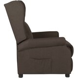  Naslonjač od tkanine tamnosmeđi | shoptok.hr