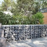  Gabion s žicom debljine 5 mm i mrežom 10x10 cm 150x10x50 cm | shoptok.hr
