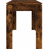  Blagovaonski stol boja dimljenog hrasta 120 x 60 x 76 cm drveni | shoptok.hr