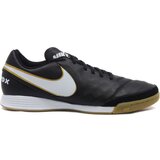 Nike muške patike za fudbal Tiempox Genio II Leather IC crne