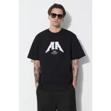Ader Error Majica kratkih rukava Nolc Logo za muškarce, boja: crna, s tiskom, BN01SSTS0105