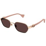 Gucci GG1593S 003 ONE SIZE (56) Zlata/Vijolična Cene
