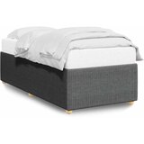  Okvir za krevet bez madraca tamnosivi 90x200 cm od tkanine | shoptok.hr