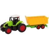 Traktor na daljinsko upravljanje s prikolicom u mjerilu 1:16 sa žutom prikolicom - Farmer | Shoptok.si