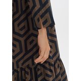 Opus Dolga srajca 'Werano' rjava / črna | Shoptok.si