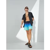 Koton Marine Shorts with Laced Waist Color Block With Pocket