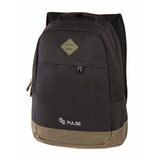 Pulse Ranac Bicolor Black Green 46x32x15cm Cene