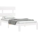  Okvir kreveta bez madraca bijeli 90 x 200 cm masivna borovina | shoptok.hr