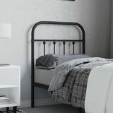 Metalno zamjensko uzglavlje crno 75 cm | shoptok.hr