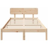  Krevetna konstrukcija Prirodna 120 x 190 cm Čvrsto borovo drvo | Eponuda.ba